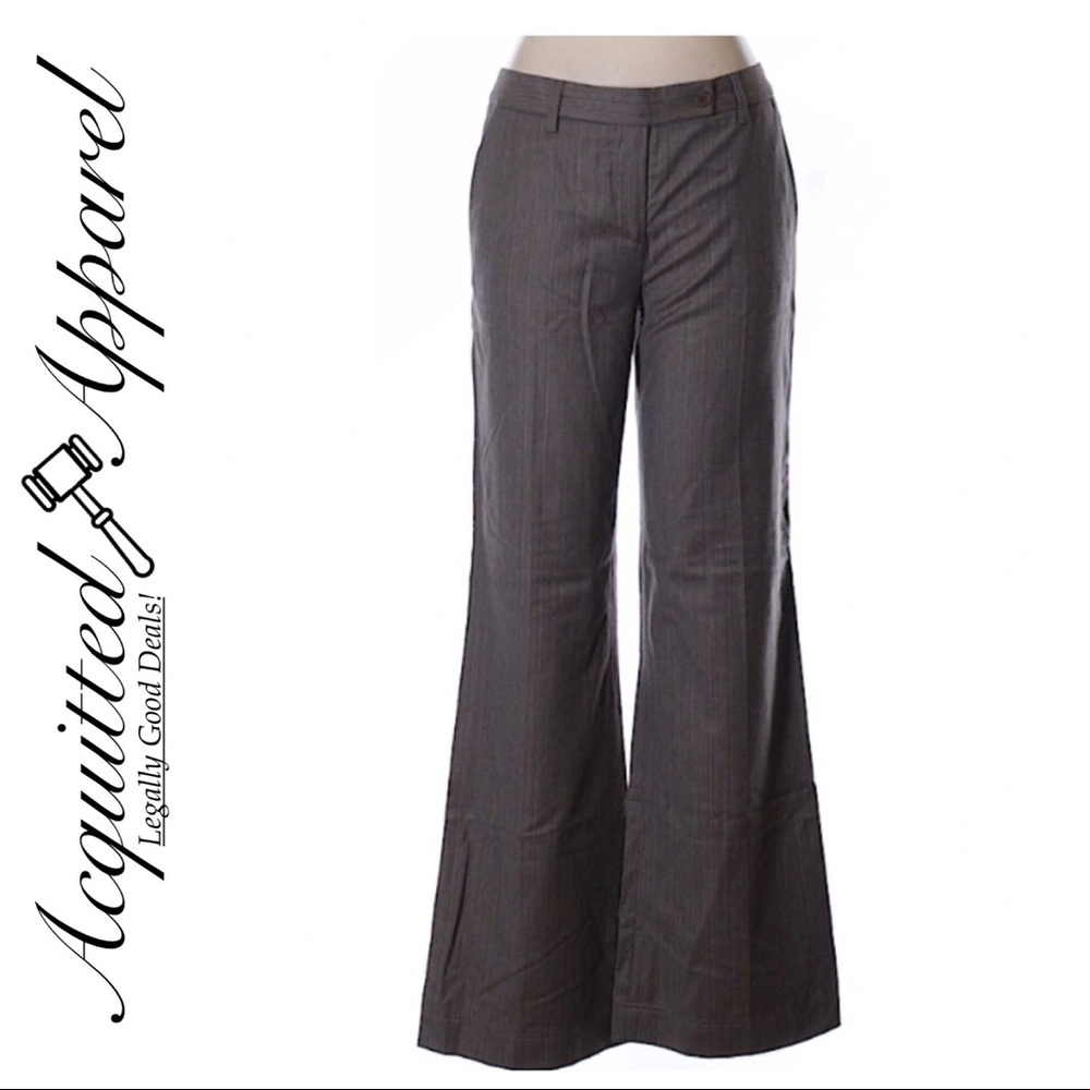 John Varvatos Brown Stone Trouser Pants Wide Leg